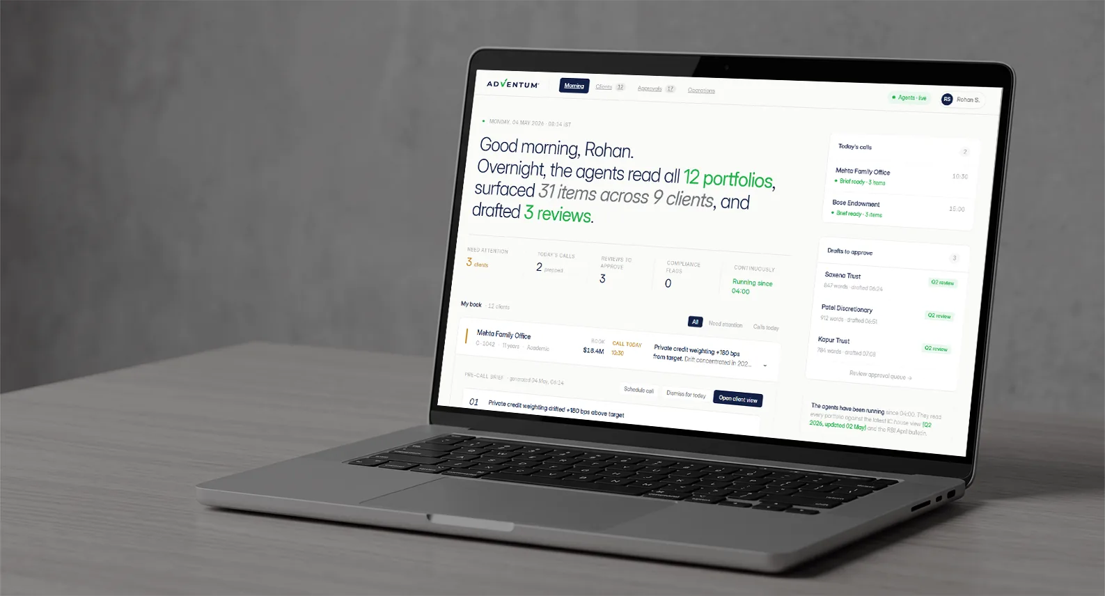 Adventum — Agentic AI for investment analysis